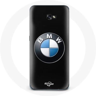 Coque pour Samsung A5 2016 BMW Logo fond noir zwart