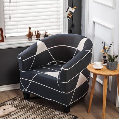 Stretch Eenpersoons Bankhoezen Voor Woonkamer Elastische Kuip Clubfauteuil Slipcover Hoes Leunstoel Bankhoes Meubelbeschermer Universal gray