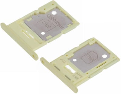 Voor Samsung A15 5G A156 Simkaart houder Geel
