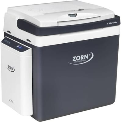 ZORN Cooler Z 26 LNP 7,8 Ah Accukoelbox en -verwarmingsbox Energielabel: D (A - G) Thermo-elektrisch 12 V, 230 V DC/AC Zwart/wit 25 l