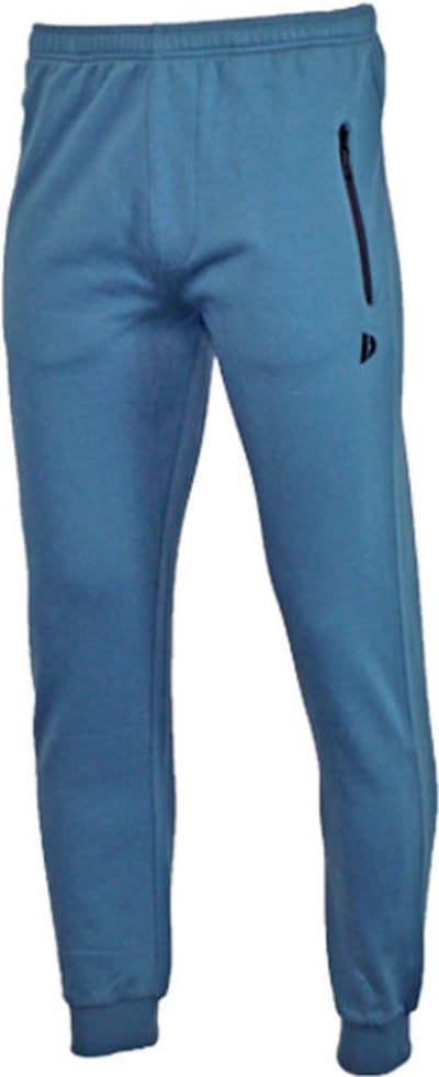 Donnay - Joggingbroek met elastiek (Joey) - Sportbroek - Junior - Vintage blue (244) - maat 128