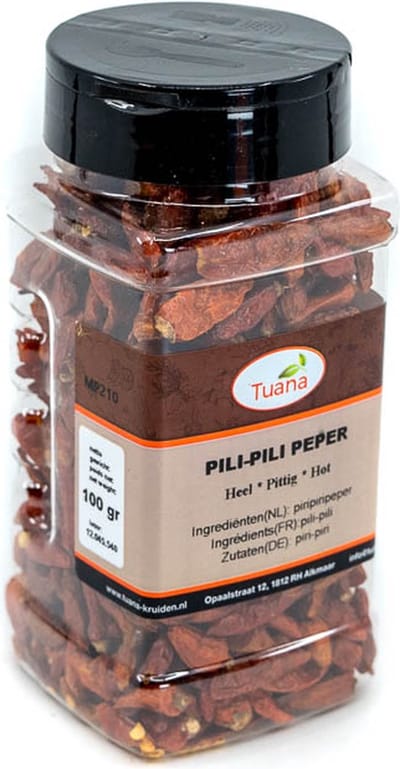 Tuana Kruiden - Pili Pili Peper Heel (rawit) - 60 Gram - Tuanashop - MP-P-0038