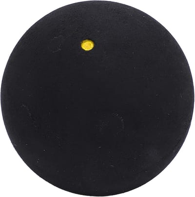 Squashballen - Rubberen ballen voor beginners, competitie en training - Gele stip - 37 mm