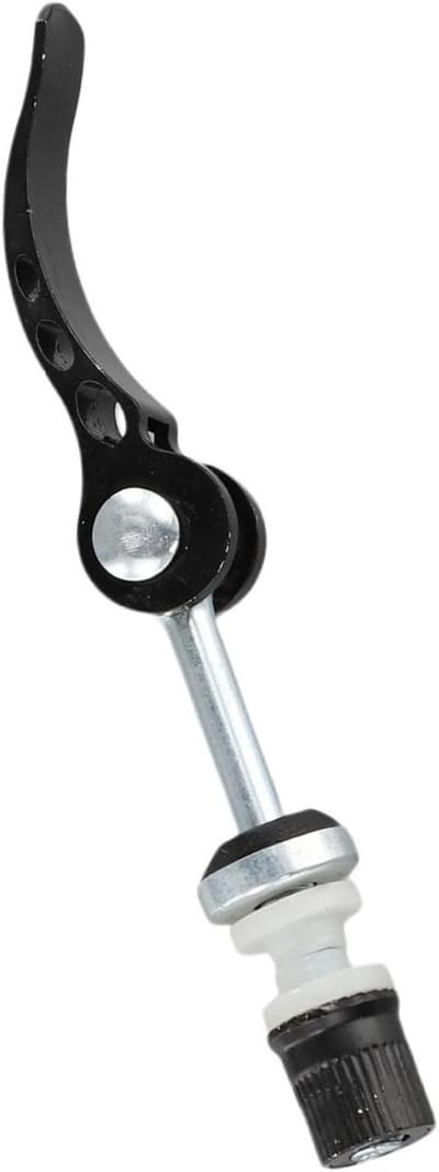 Fiets Zadelpen Klem - Snelspanner Zadel - Zadelhoogte Aanpassen - Gereedschapsloos Verstelbaar - 120 mm Lengte - Zwart