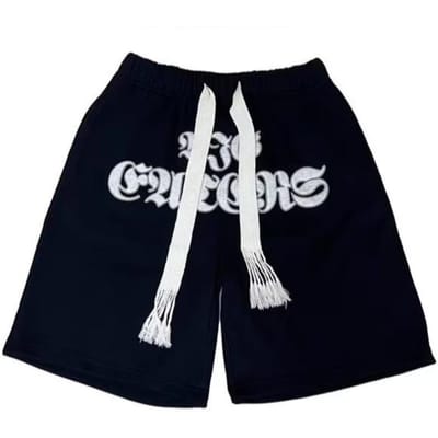 Shorts Los Recht Vijf-punts Broek Modetrend Joggingbroek Heren en Dames Middellange Broek Casual Middelgrote Broek Zixia XL zwart
