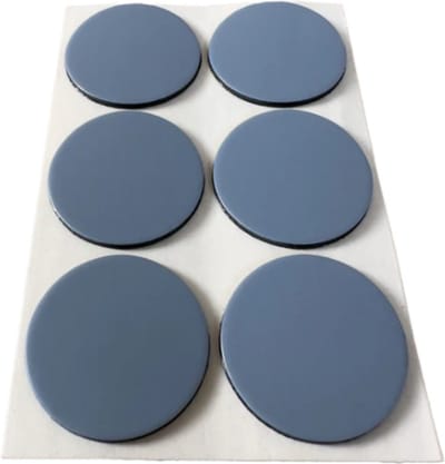 FSW-Products - Anti Kras Vloerbeschermer Teflon - 6 Stuks - 28 mm dia - Meubelglijders - Meubelvilt - Vloerglijders - Meubelonderzetters - Zelfklevend - Bescherming van Vloer en Meubel - Stoelpoten - Antikras - Viltjes – Stoelpootdoppen