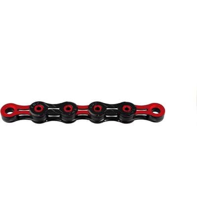 KMC X11 DLC Fietsketting 11 speed - Zwart/Rood