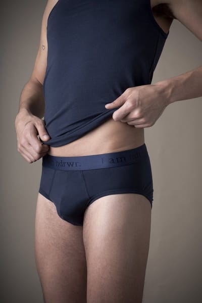 NDRWR by Woody - Duopack 2 Herenslips - Whale Blue - XXL