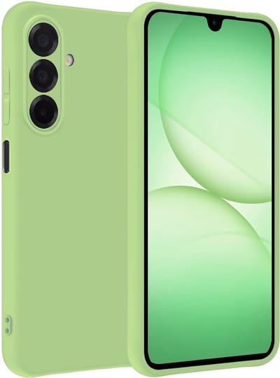 Hoesje Geschikt voor Samsung Galaxy A17 - Sterk & Shockproof - Hoes Cover - Siliconen Case - Groen