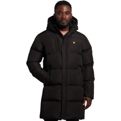 Lyle and Scott Deep Winter Puffer Casual winterjas heren Zwart XS