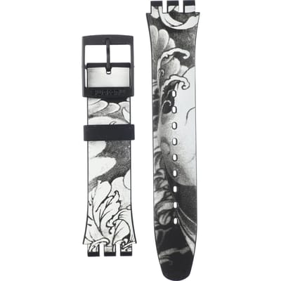 Swatch Plastic - Originals Large (41mm) SUO/SO29/SO32 ASUOZ153 SUOZ153 Dark Graft Horlogeband
