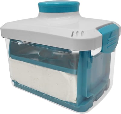 Paneerpers - Kaasvormer Sojamaker - Vocht Verwijderen - Met Afvoersysteem - 20.5 cm - Wit
