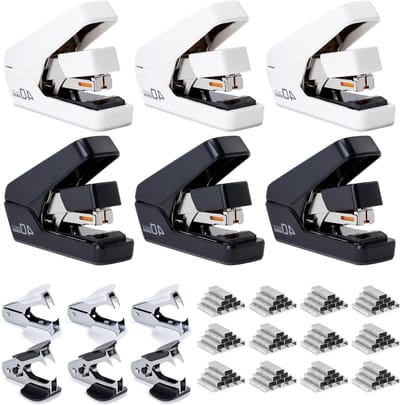 Nietmachine Set - Bureau Nietmachine - Documenten Ordenen - 80% Minder Inspanning - 40 Vel Capaciteit - Wit & Zwart
