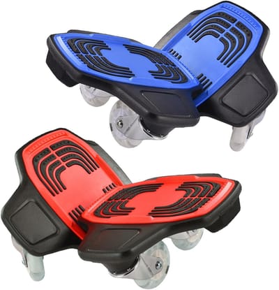 Gedeeld Skateboard - Driftplaat - Straat Cruisen - Antislip Deck - 24 x 26 cm - Blauw