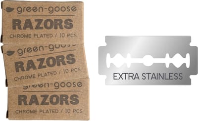 Dorco dubbelzijdige scheermesjes 30stuks| 3x10 Dorco Platinum Double Edge Blades 30pcs - Shavette of Open Klapmes| Scheermessen|
