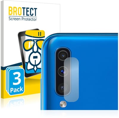 Screenprotector 3 Stuks voor Samsung Galaxy A50 (ALLEEN Camera Lens) Beschermglas transparant