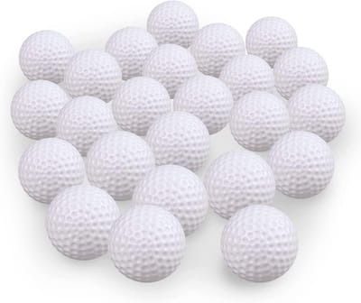 Plastic Golfballen 50/24 Pack - Holle Oefengolfballen voor Beginners en Indoor/Outdoor Training met Hoge Duurzaamheid en Lichtgewicht Ontwerp