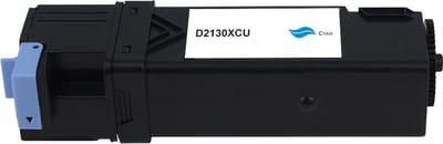 Huismerk 593-10259 - Toner Cyaan - 2500 pagina's - Huismerk Compatible - Geschikt voor Huismerk Dell 1320 Dell 1320c Dell 1320cn Dell 2130cn Dell 2135cn - 593-10313 D2130XCU alternatief - Huismerk toner