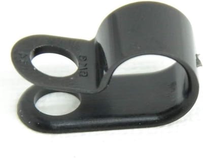 Plastic kabelklemmen - Bevestigingsklemmen frameklemmen - Leidingen zekeren - Hittebestendig taai materiaal - 6 mm montagegat - Zwart