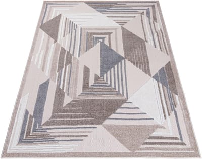 CLVP® Buitentapijt - Modern & Weerbestendig - UV-Bestendig -Beige / ed12c-cream