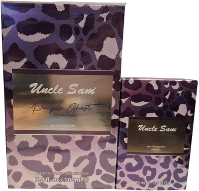 Uncle Sam Purple Ghost Eau de Parfum Set – Dames Parfum 100 ml + 15 ml – Cadeauset voor Vrouwen