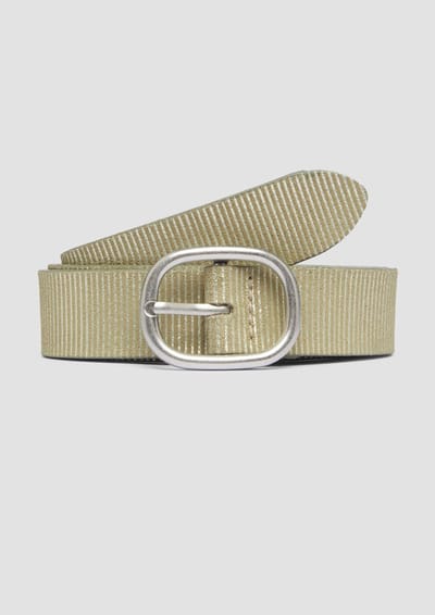 Leren riem met gespsluiting en metallic print voor vrouwen s.Oliver