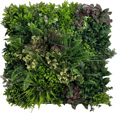 Inspiruj - Wine Garden C - Kunstmatige Groene Wand - 50x50 cm - UV-bestendig