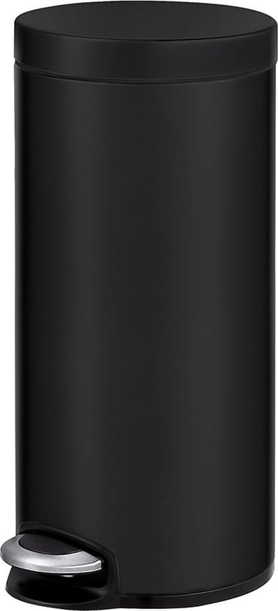 EKO - Serene pedaalemmer 30 liter - Steel Plastic - mat zwart - Prullenbak