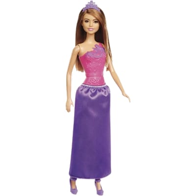 Barbie GGJ95 Princess doll - Prinses met bruin haar - pop 32cm