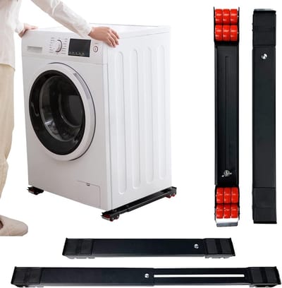 Zware Verstelbare Apparatenrolwagen voor Wasmachine, Koelkast en Droger tot 500kg