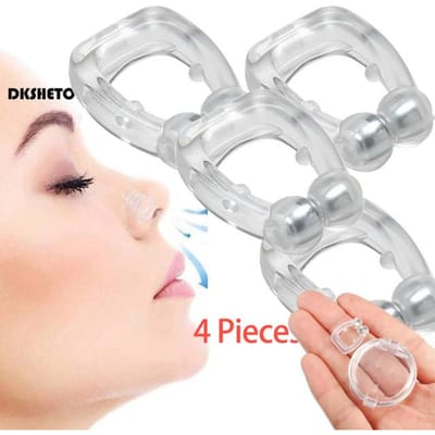 Snore Stop ring With Case Anti snoring device Magnetic  nose vents Anti Snore Nose Clip Night Sleeping Apnea Guard fast shipping