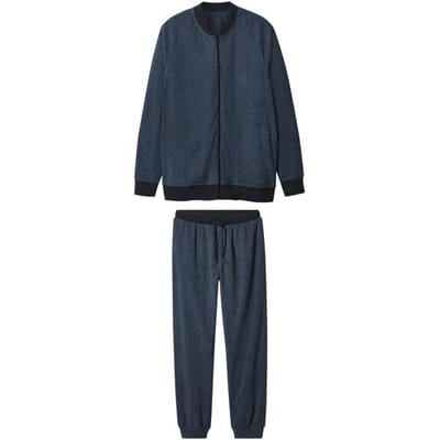 esmara Men Fleece heren huispak (Blauw, S)