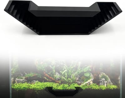 Aquarium tunnel 6,5x4,5x21,5 cm - veilige schuilplek voor garnalen - natuurlijk ontwerp - stressvrije omgeving - ShopVlot