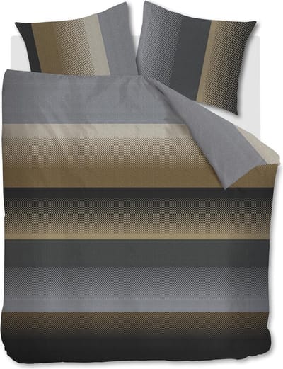 Beddinghouse Luke dekbedovertrek - Tweepersoons - 200x200/220 - Grijs