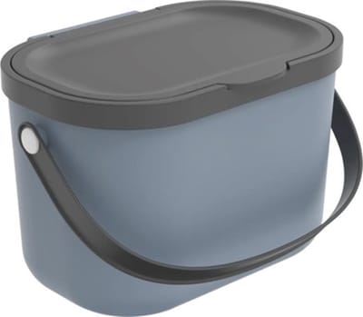 Rotho Albula afvalscheiders - GFT afvalbak - 3,2L - gerecycled materiaal - donker blauw