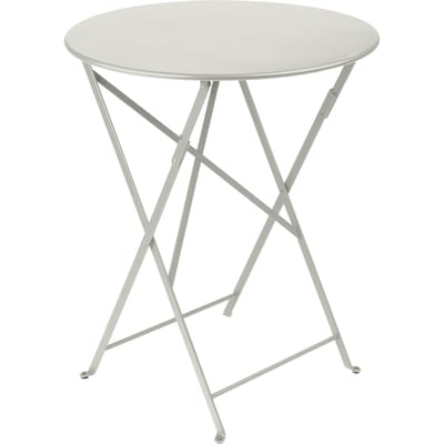Fermob BISTRO klaptafel rond - A5 leemgrijs - Ø 60 cm