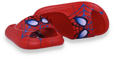 Spiderman Jongens Badslipper | Rood | Maat: 28
