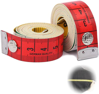 Dailygoody - Soft Tape Measure - 180 cm Dubbelzijdig - Ideaal voor Naaiwerk - Handzaam formaat - Geschikt voor Dagelijks Gebruik - Nauwkeurige meting