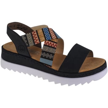 Rieker Sandals V44G8, Vrouwen, Veelkleurig, Sandalen, maat: 36