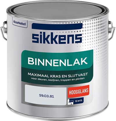 Sikkens - Binnenlak Hoogglans - S9.03.81 - Mengverf - 2,5 L