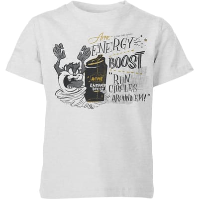 Looney Tunes ACME Energy Boost Kids' T-Shirt - Grey - 98/104 (3-4 jaar)