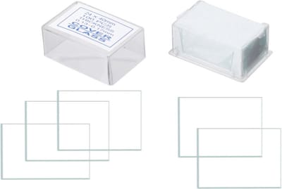 Dekglaasjes microscoop 24 × 40 mm – glas – 0,13-0,17 mm dik – 100 stuks