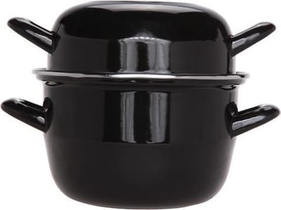 Cosy&Trendy Mosselpan - Ø 18 cm - 1,2 kg - 2L8 - Zwart