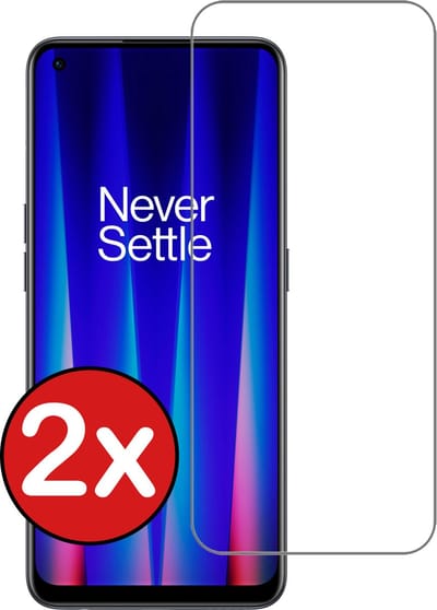 Screenprotector - 2 Stuks - Geschikt voor OnePlus Nord CE 2 - Extra Sterk - Beschermglas - Gehard Glas - Tempered Glass - Screen Protector
