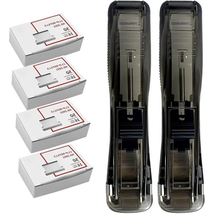 Herbruikbare nietmachine - Clip binder - Documenten binden - Geen nietjes nodig - 200 clips - Zwart