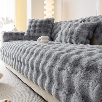 Winter Verdikken Pluche Bankovertrek Warm Modern Bankkussen Leer Antislip Speciaal Nieuw Doek Bankhanddoek Kan in de Machine Wassen 90x70cm 1pcs