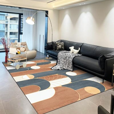 Geometrisch Kleurenblok Tapijt voor Woonkamer Luxe Salontafel Decor Vloermat Slaapkamer Groot Oppervlak Tapijt Keuken Antislip Deurmat 40x60cm white