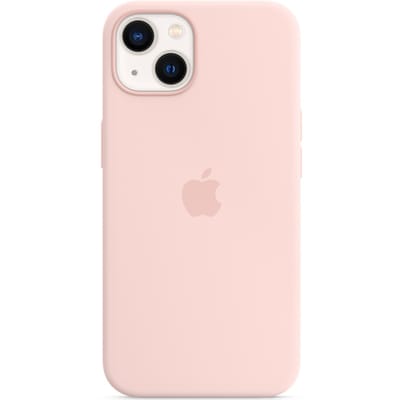 Silicone Backcover MagSafe voor de Apple iPhone 13 - Chalk Pink