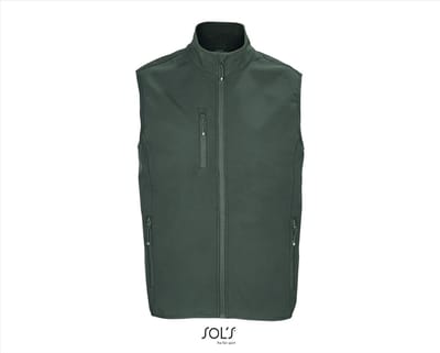 SOL'S Men´s Falcon Zipped Softshell Bodywarmer L03825 - Forest Green - S
