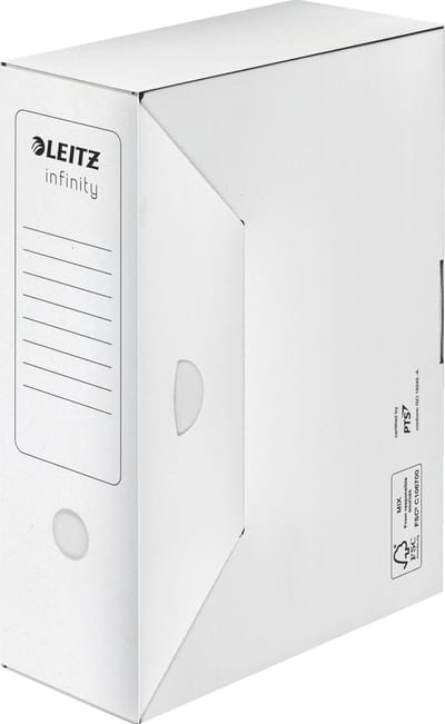 LEITZ archiefdoos Infinity met sluitstrip, div. breedtes